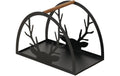 Boltze Kaminholzhalter Metall mit Hirsch-Motiv 55x32x38 cm Garteneinrichtung Boltze