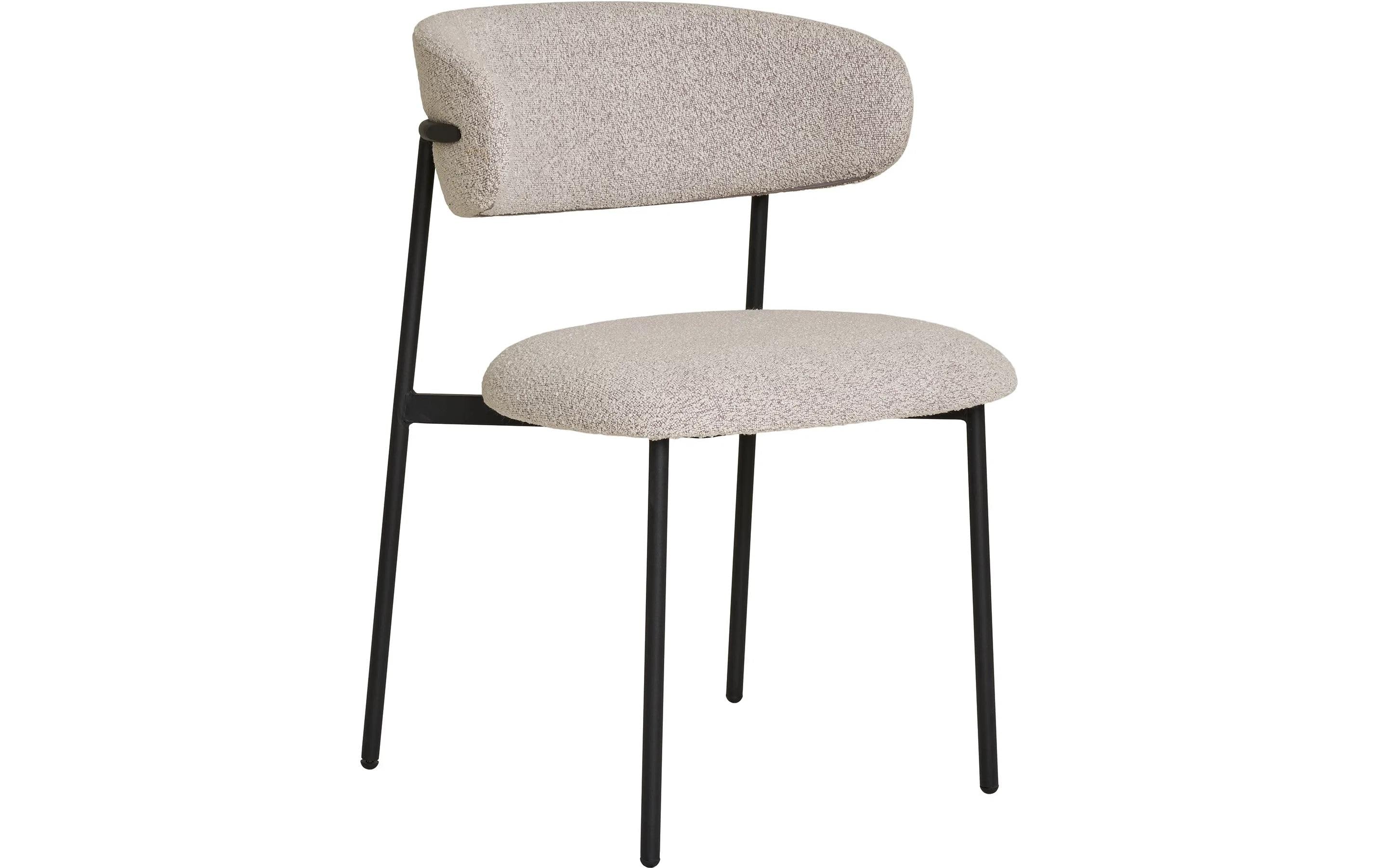 House Nordic Stuhl Mira 2 Stück, 80 x 55 cm, Beige