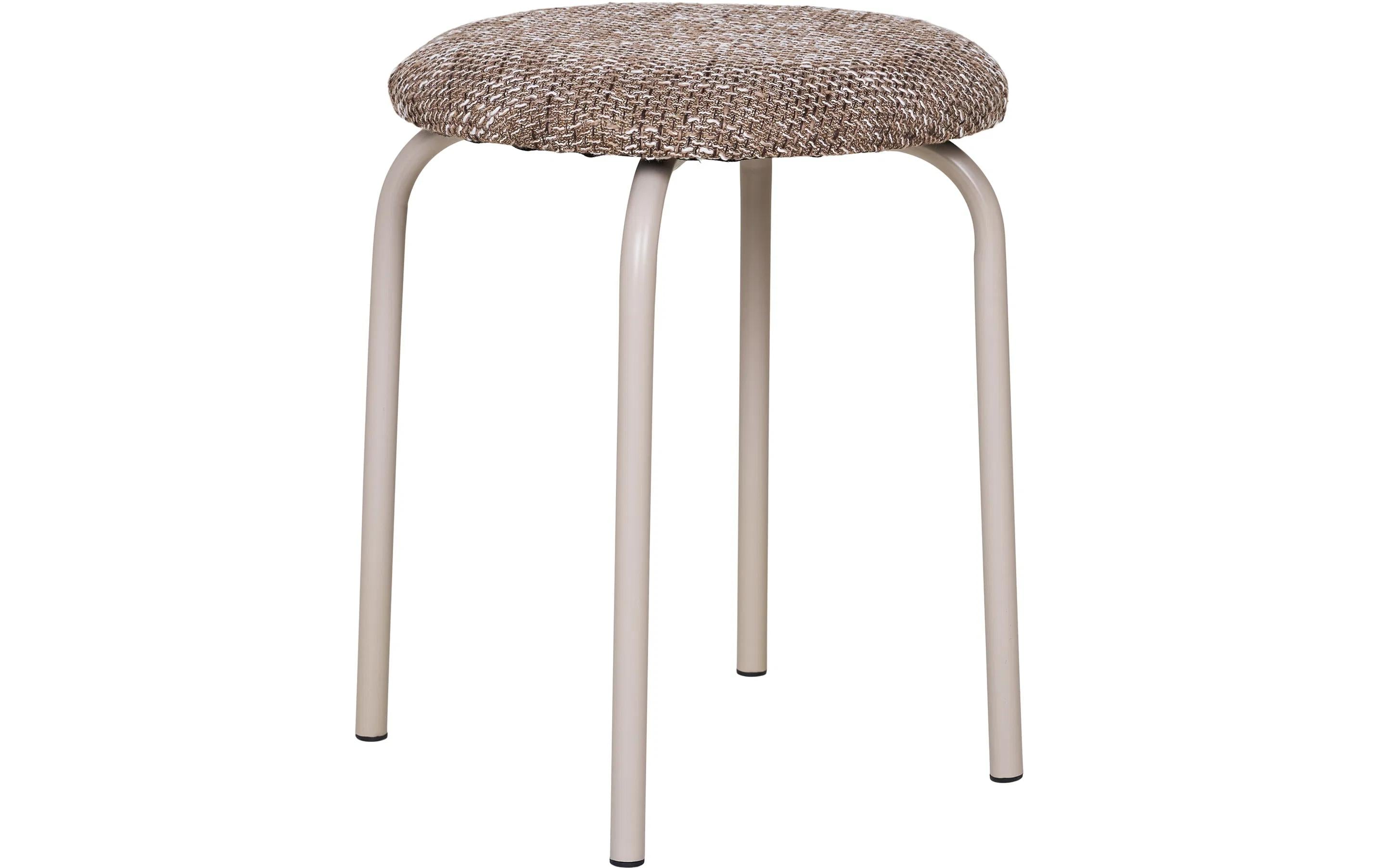 House Nordic Hocker Asmara Stahl