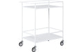 House Nordic Servierwagen Vita 79 x 68 cm, Weiss