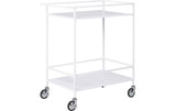 House Nordic Servierwagen Vita 79 x 68 cm, Weiss
