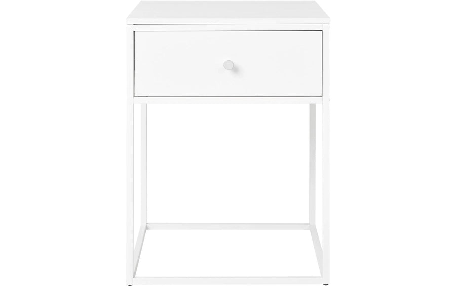 House Nordic Vita Beistelltisch – 40 × 40 × 55 cm – Weiss