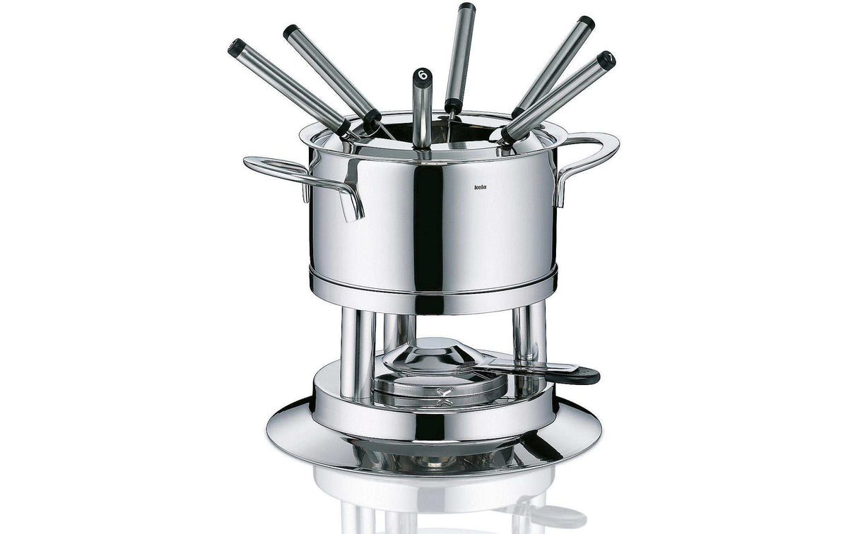 Kela Fleischfondue-Set Cailin 10 Teile, Silber