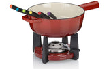 Kela Käsefondue-Set Calido 11 Teile, Rot