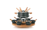 Kela Fleischfondue-Set Natura 23 Teile, Schwarz