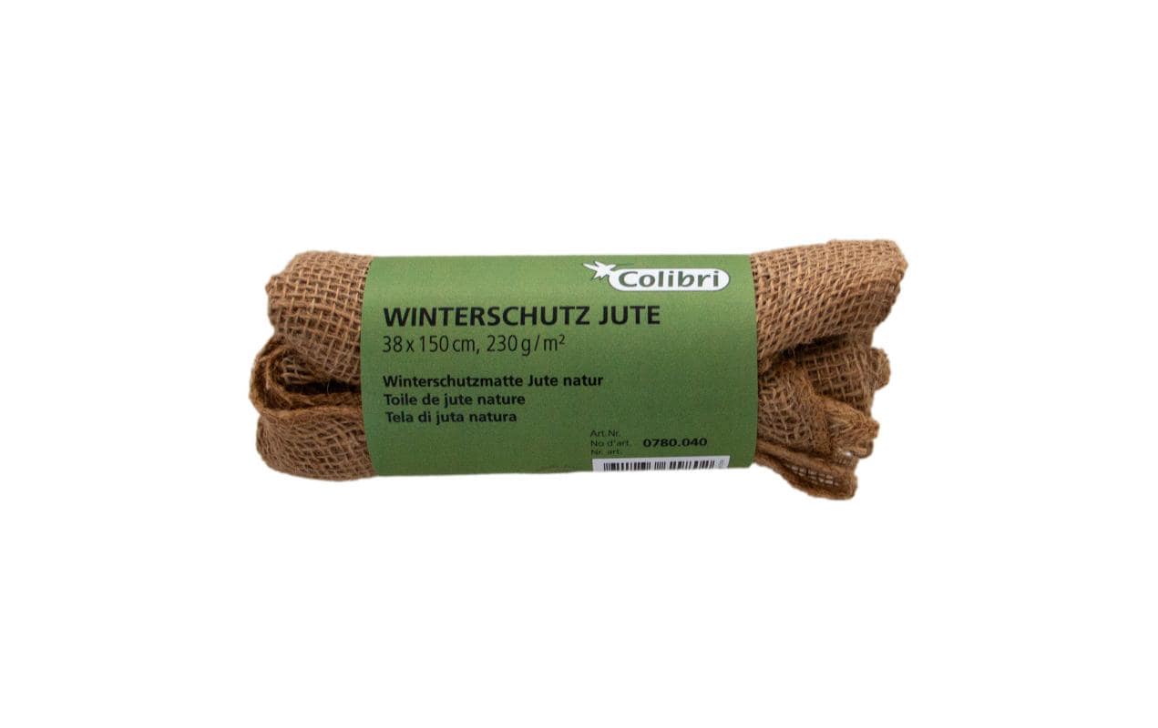 Colibri Winterschutz aus Jute natur 230g/m2 150 x 38 cm