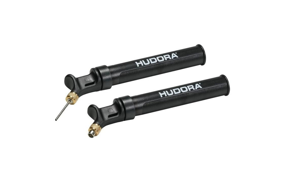 Hudora Ballpumpe Schwarz Kunststoff 4x19 cm Sport & Freizeit > Freizeit > Zubehör Hudora