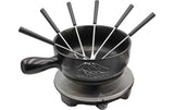 OHMEX Fondue Set OHM-FND-1507 8 Teile, Schwarz