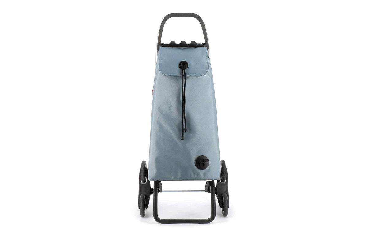 Rolser Einkaufstrolley I-Max MF 6L in Hellblau mit Klappe, Zugband und stabilem Gestell auf Rädern