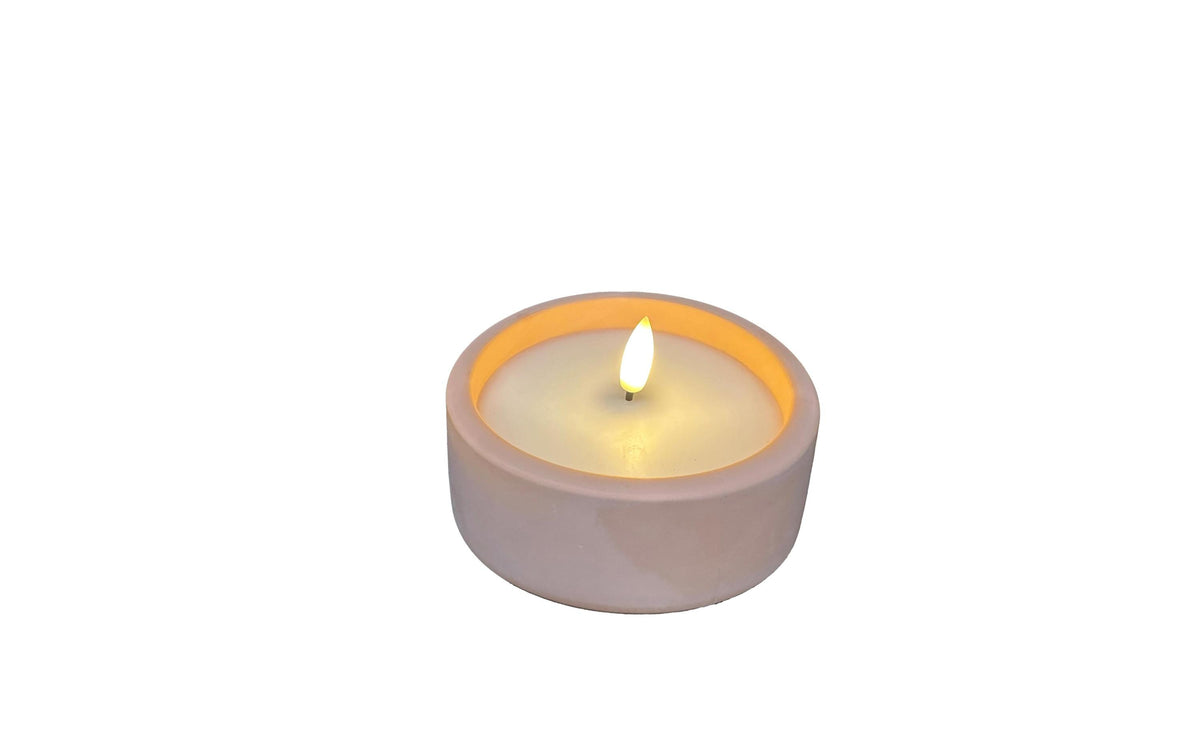 Dameco LED-Kerze Rosa