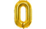 Partydeco Folienballon Zahl 0 gross