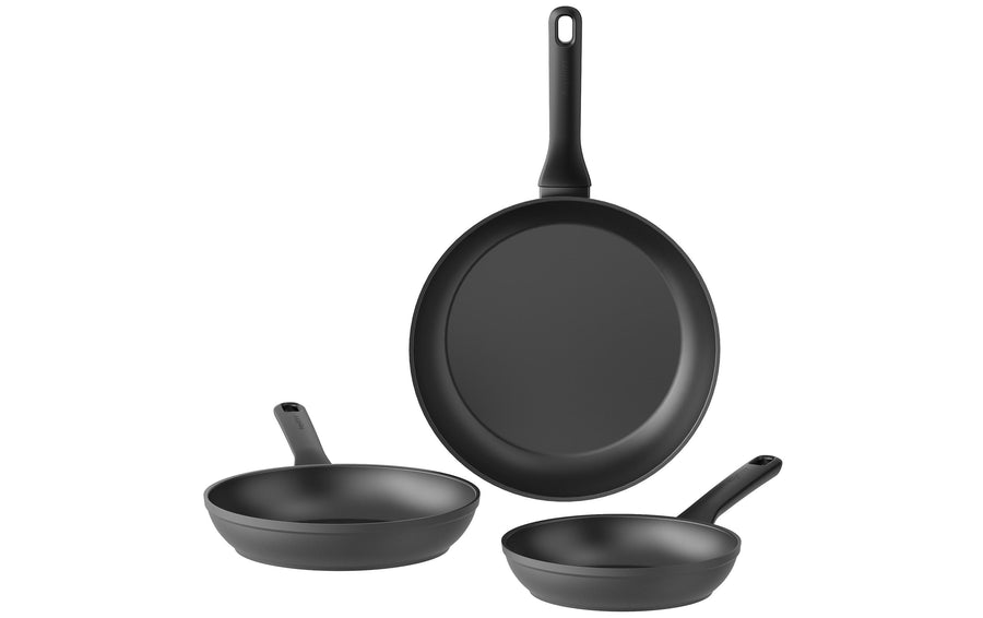 BergHOFF Pfannenset Pfannen-Set HELIX AH 3-teilig 28 cm Recycling Aluminium