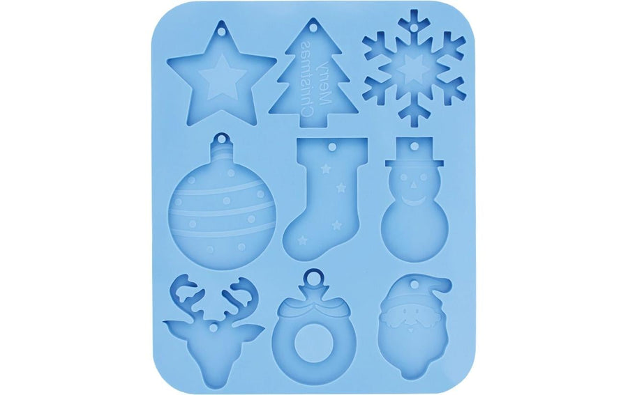 Jesmonite Deko Silikonform Weihnachten
