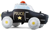 Partydeco Folienballon Polizeiauto inkl. Strohhalm 90 x 41 cm, 1 Stk
