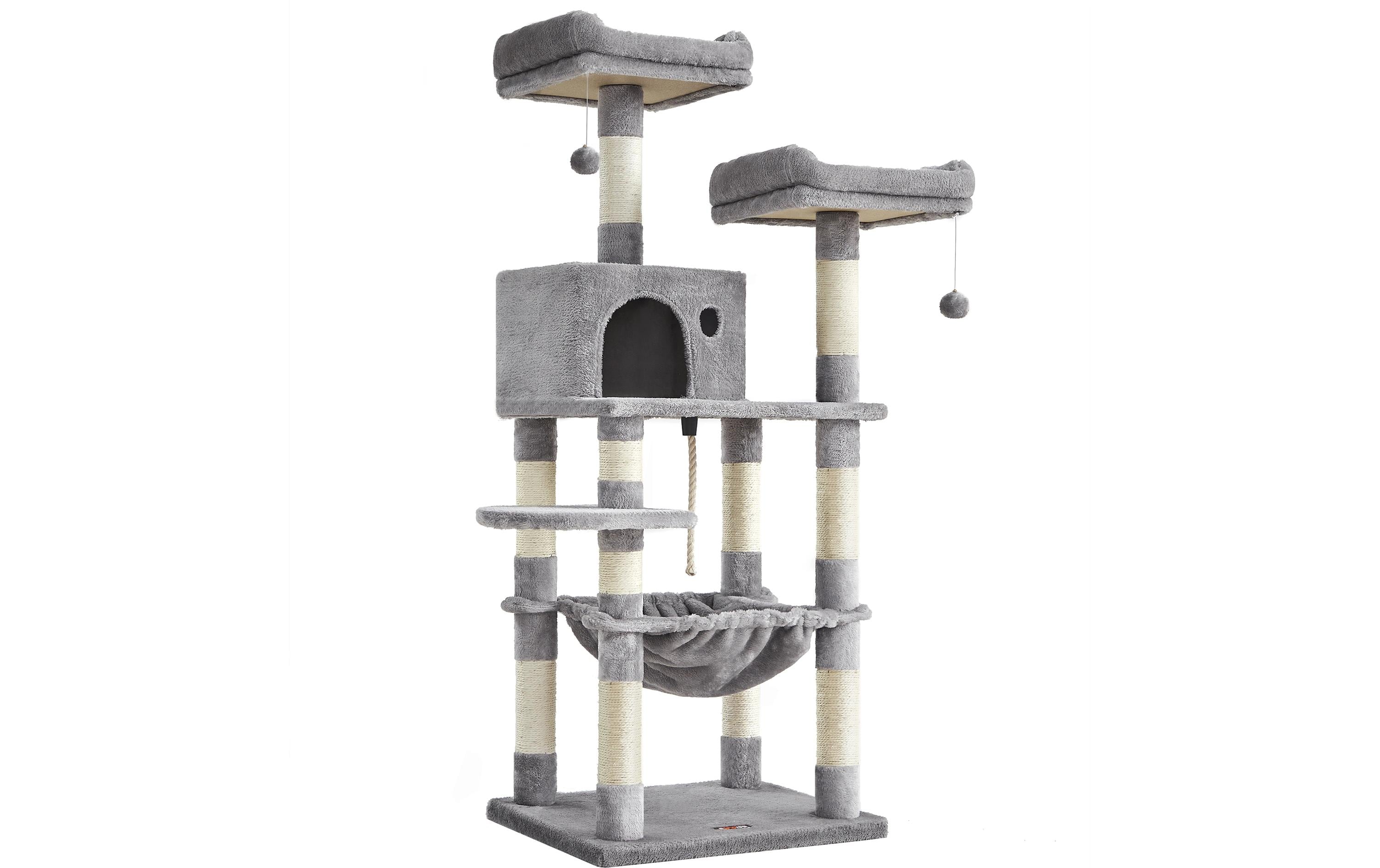Feandrea Kratzbaum grau 143x55x45cm
