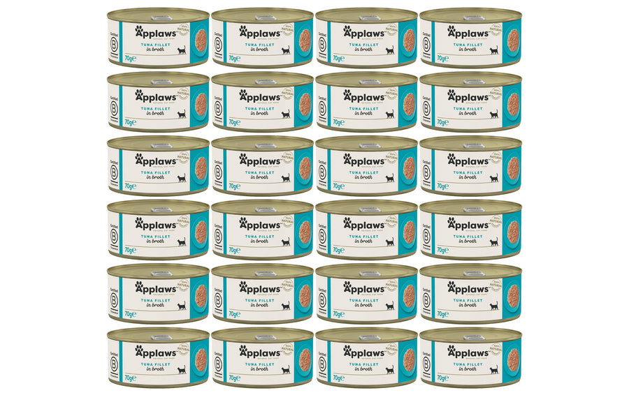 Applaws Nassfutter Dose Thunfischfilet, 24 x 70 g