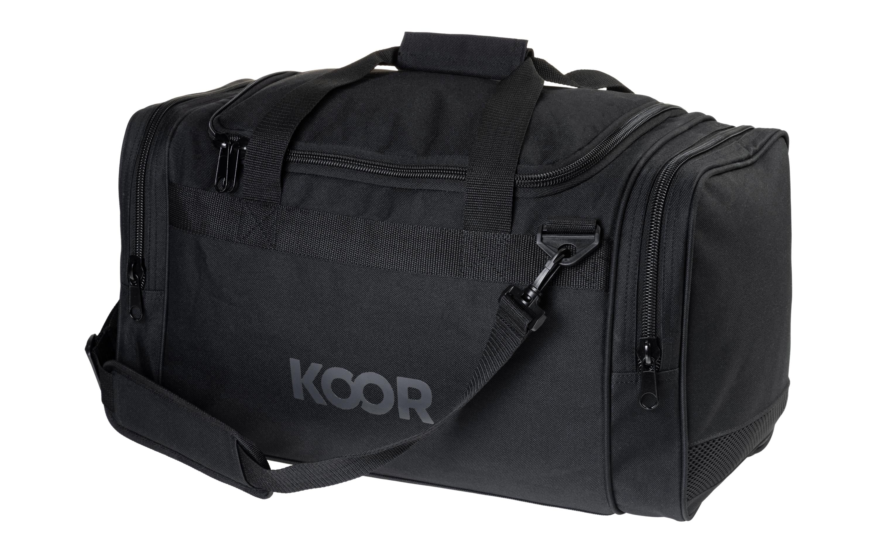 KOOR Sporttasche 35L mit Schuhfach, wasserabweisend, schwarz Sport & Freizeit > Freizeit > Zubehör KOOR