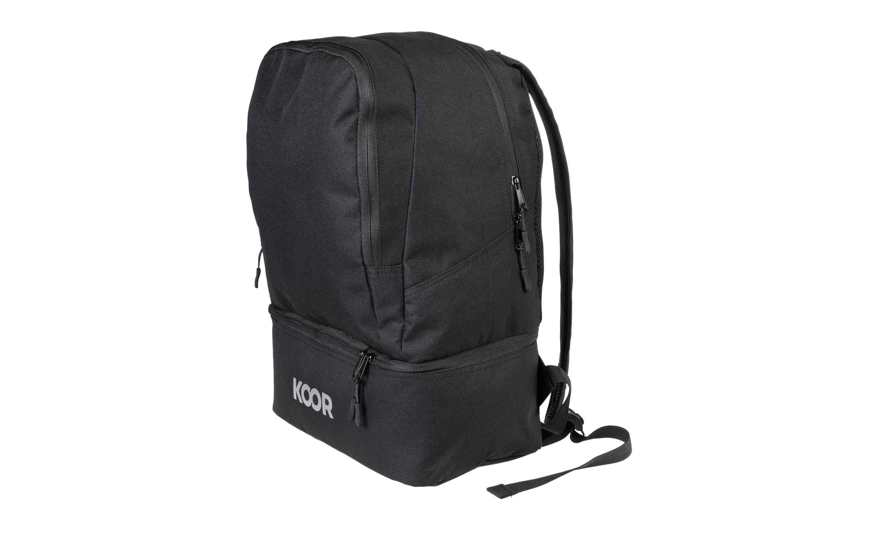 KOOR Rucksack 25L Schwarz Polyester mit Schuhfach Sport & Freizeit > Freizeit > Zubehör KOOR
