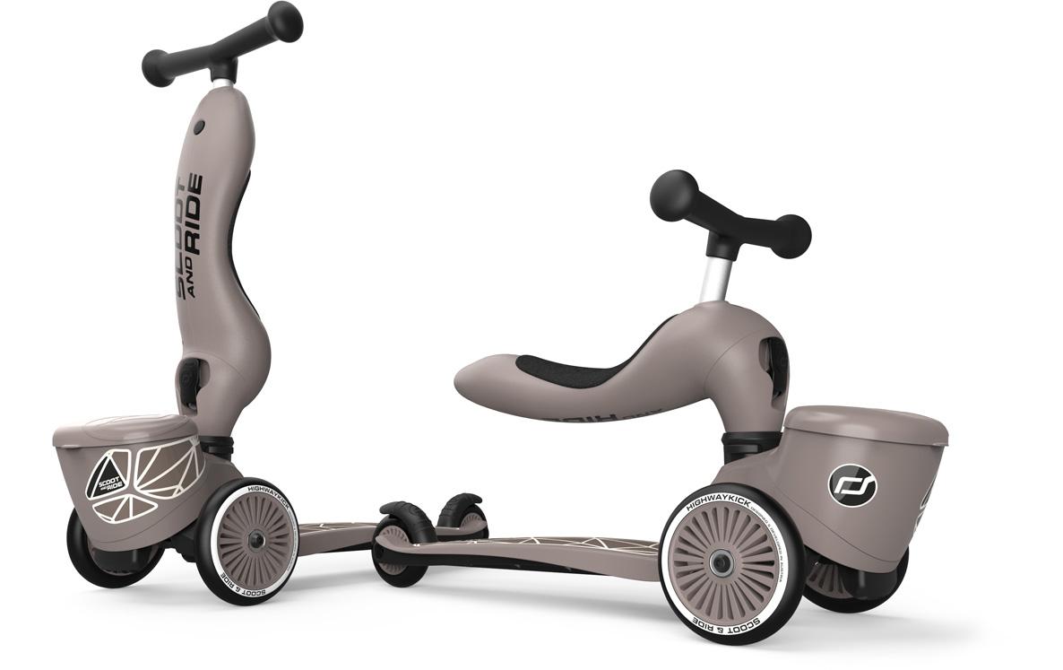 Scoot and Ride Scooter Highwaykick 1 Lifestyle Brown lines Braun