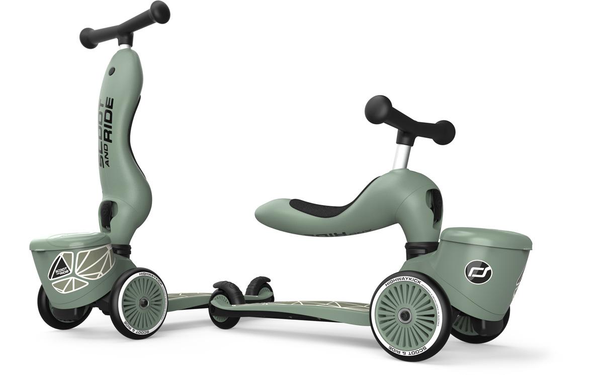 Scoot and Ride Stuntscooter Highwaykick 1 Lifestyle Green lines Grün