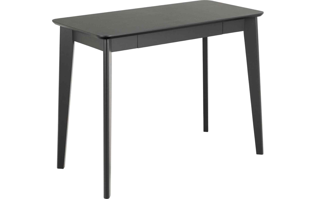 AC Design Bürotisch Roxby schwarz 100x50x75 cm (LxBxH) Eiche