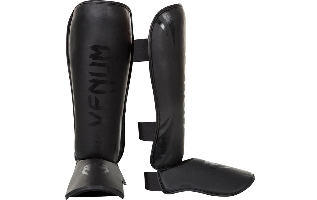 Venum Challenger Standup Shin Guards, Matt/Schwarz GR M
