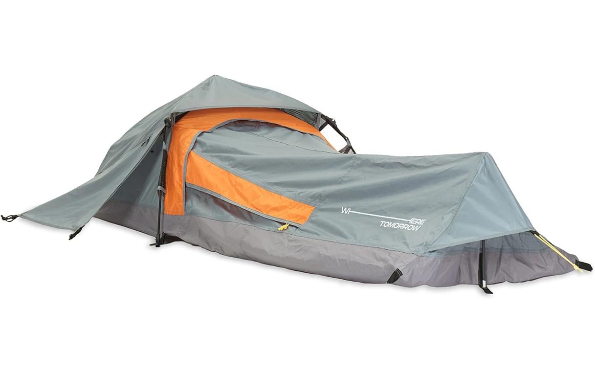 Where Tomorrow Zelt 1 Person Wetterfest Grau 220x80cm Sport & Freizeit > Camping > Zelte Where tomorrow