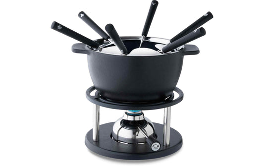 Kisag Fleischfondue-Set Twin 10 Teile, Schwarz