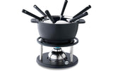 Kisag Fleischfondue-Set Twin 10 Teile, Schwarz