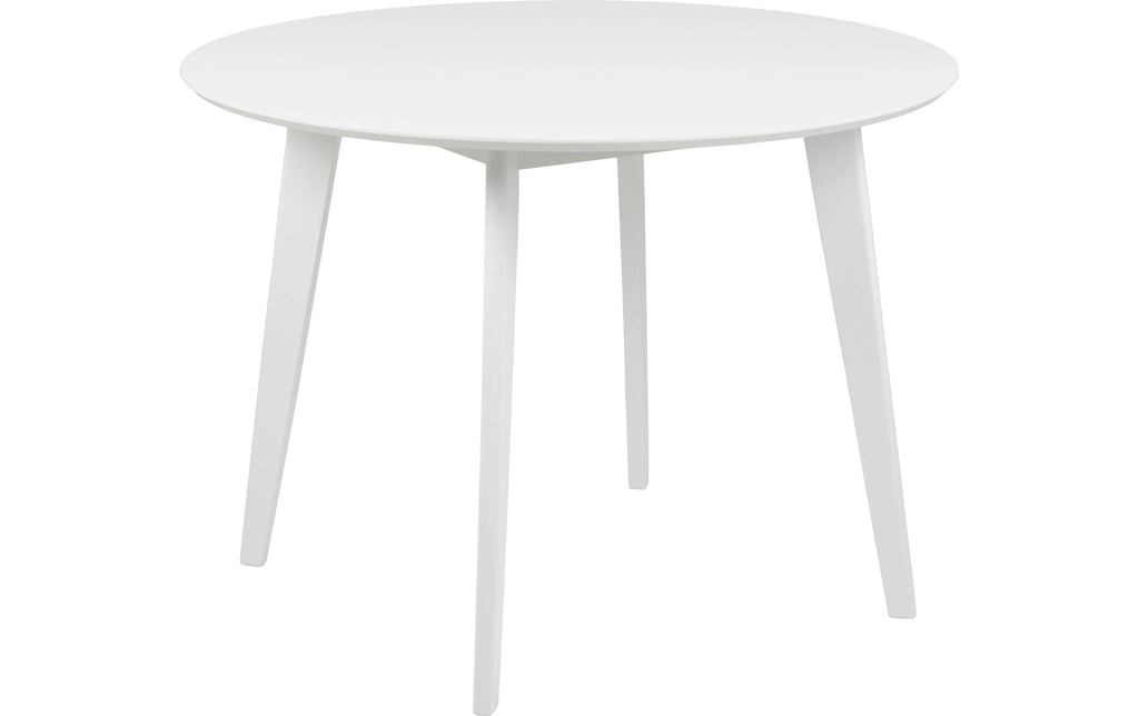 AC Design Tisch Roxby Ø 105 x 76 cm, Weiss