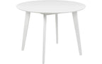 AC Design Tisch Roxby Ø 105 x 76 cm, Weiss