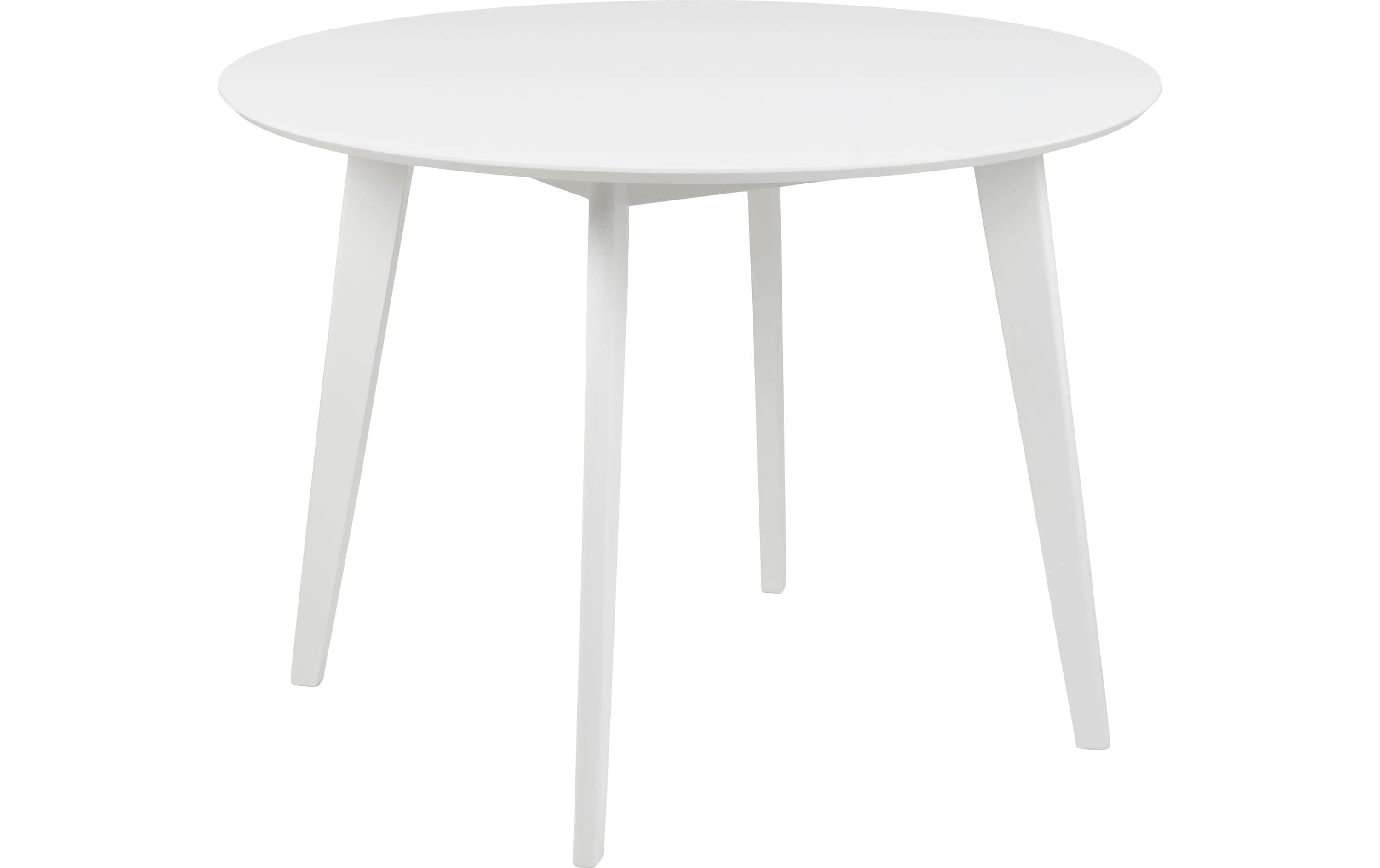 AC Design Tisch Roxby Ø 105 x 76 cm, Weiss