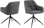 AC Design Stuhl Brooke Monza2, 1 Stück, Anthrazit
