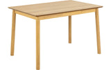 AC Design Esstisch Barlow Eichenfurnier/Gummibaum