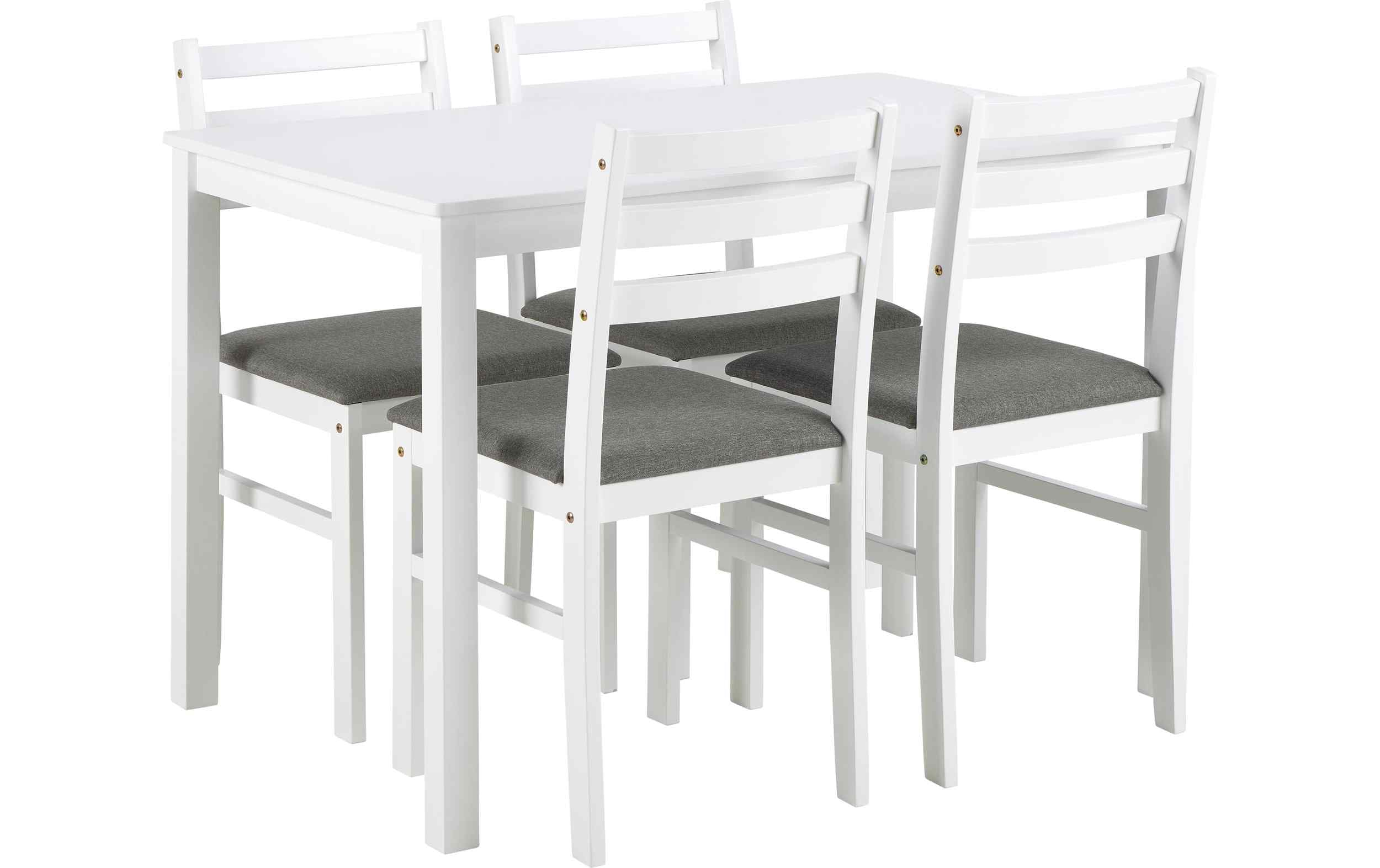 AC Design Esstisch-Set Alicante Weiss