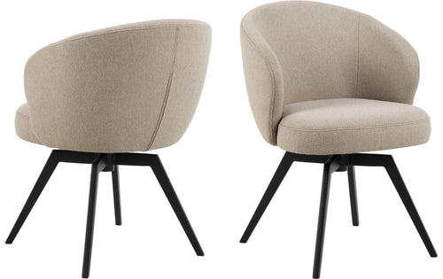 AC Design Esszimmerstuhl Darlene 1 Stück Beige