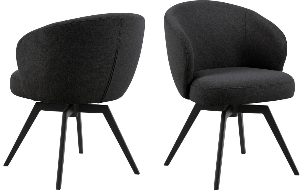 AC Design Esszimmerstuhl Darlene 1 Stück Anthrazit