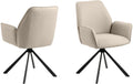 AC Design Esszimmerstuhl Glenda 2 Stück Beige