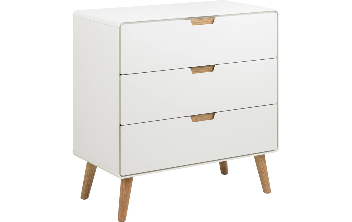 Kommode Lowell 80 x 80 cm Weiss von AC Design