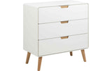 Kommode Lowell – Weiss, 80 × 80 × 40 cm