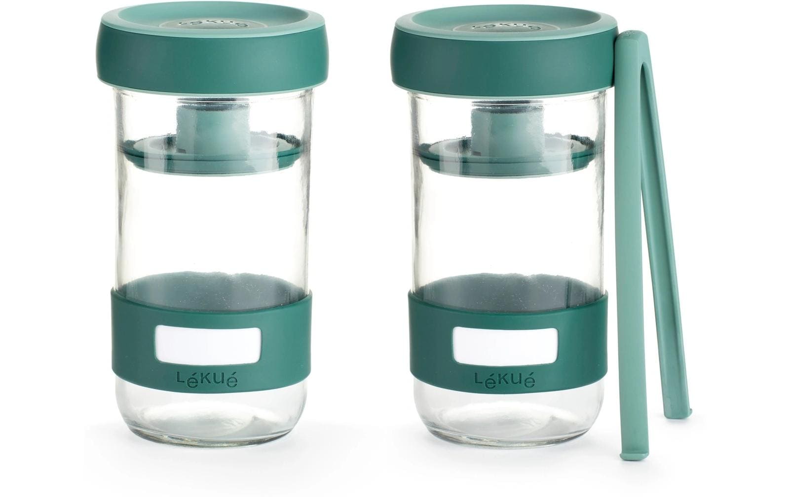 Lékué Fermentier Set Glas, Blau