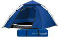 Where Tomorrow Kuppelzelt Blau Polyester für 3 Personen Sport & Freizeit > Camping > Zelte Where tomorrow
