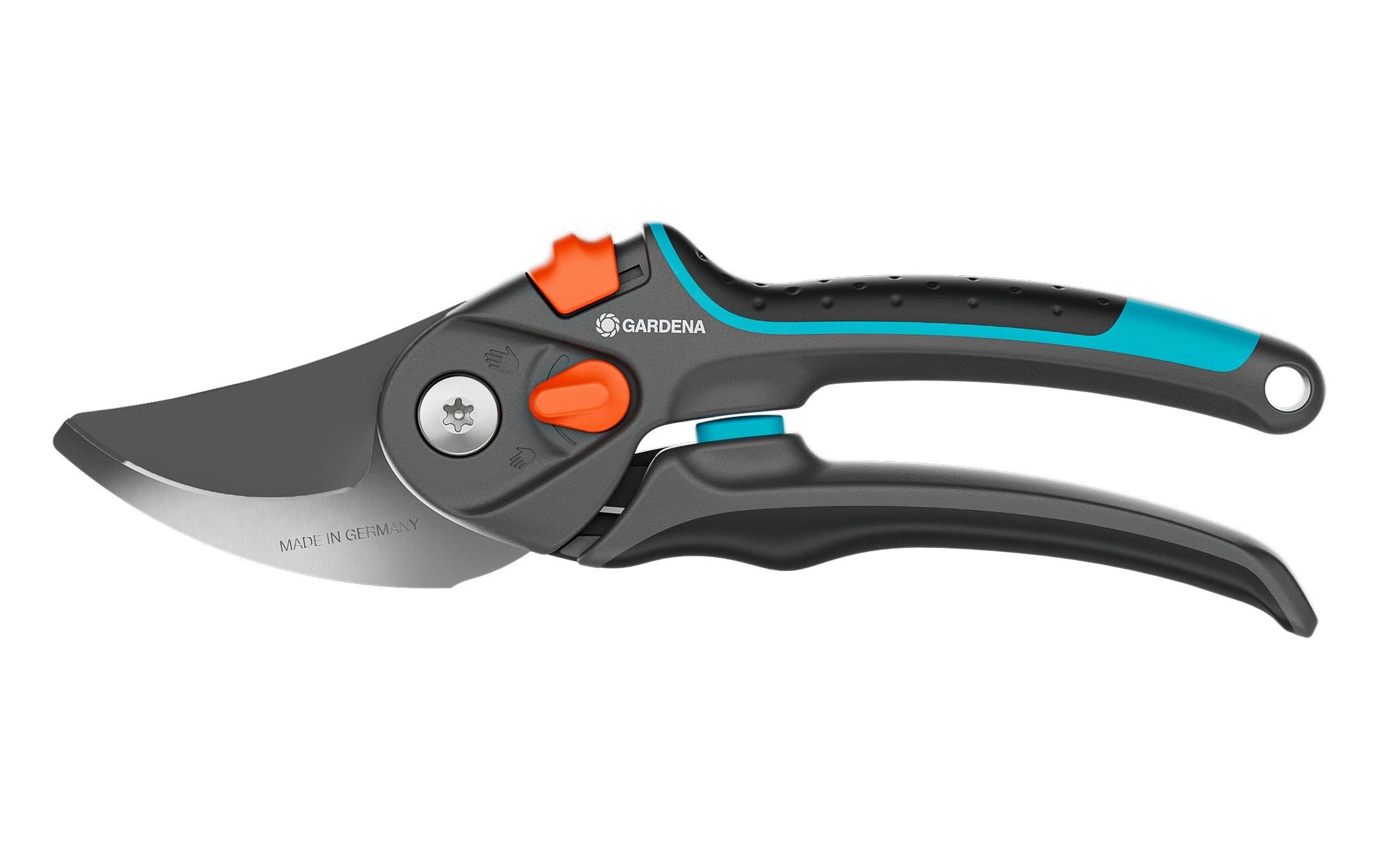 Gardena Gartenschere PremiumCut pro flex – Ergonomische Schneidewerkzeuge aus hochwertigem Stahl in Orange/Grau Garten & Outdoor > Garten > Garten Zubehör GARDENA