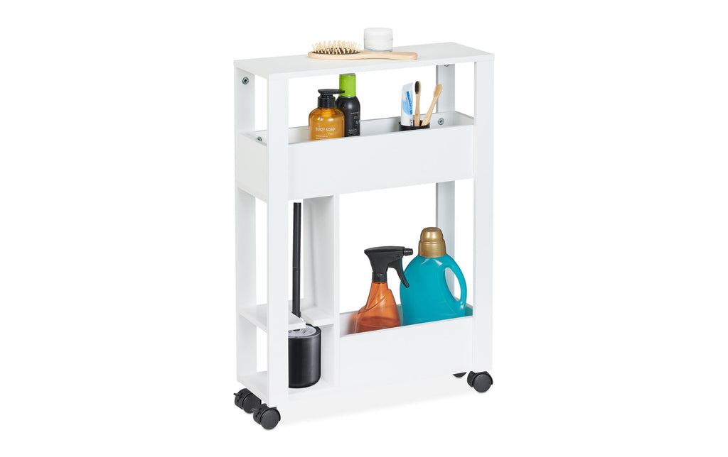relaxdays Nischenwagen MDF/Kunststoff