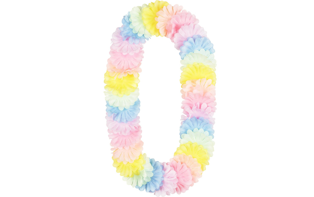 Partydeco Halskette Hawaii Rosa Tropical