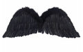 Partydeco Partyaccessoire Engelsflügel 75 x 45 cm, Schwarz
