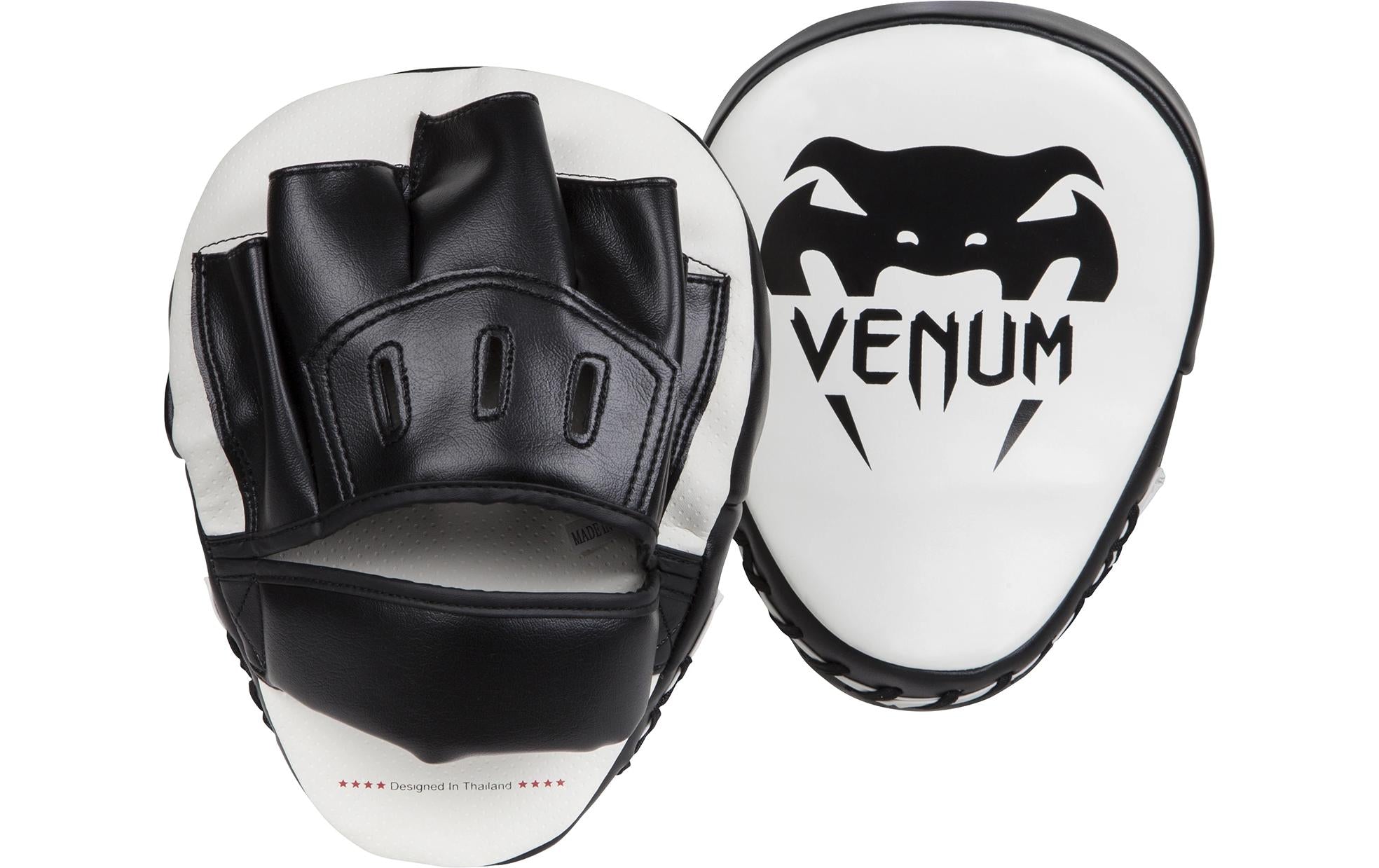 Venum Light Focus Mitts Kunstleder Weiß/Schwarz Einheitsgröße Sport & Freizeit > Freizeit > Zubehör Venum