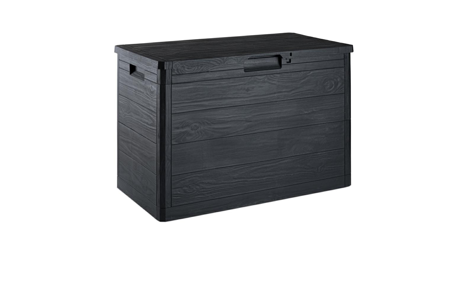 Toomax Gartenbox 160 l Dunkelanthrazit Polypropylen wetterfest Garteneinrichtung Toomax