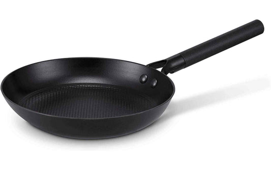 Bratpfanne Brabantia Patron, schwarz, 24 cm, mit strukturiertem Boden und langem Griff