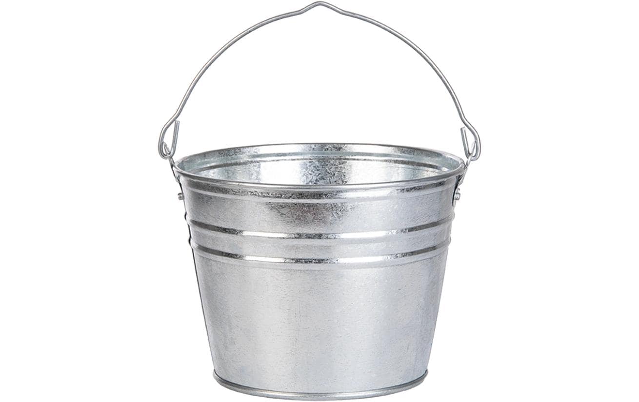 Esschert Design Zinkeimer S Metall 4.8 L Silber vielseitig Garten & Outdoor > Pflanzen > Pflanzengefäße Esschert Design